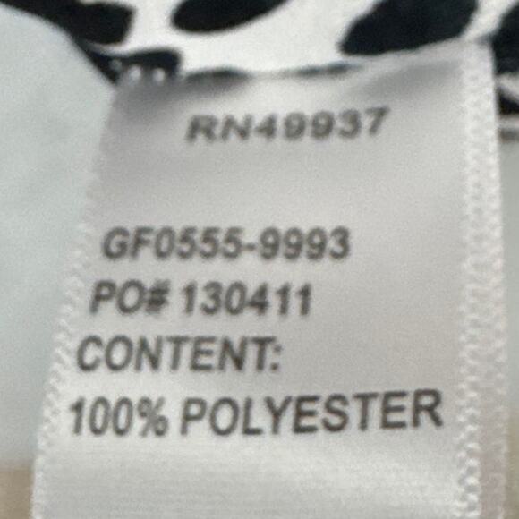 Tail Women's LIghtweight Golf Vest Black Full Zip Animal Print Interior Size S - Picture 6 of 7